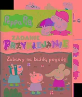 Peppa Pig. Zadanie Przyklejanie. Zabawy na,