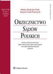 Orzecznictwo Sądów Polskich