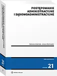 Postępowanie administracyjne i sądowoadministracyjne   Postępowanie administracyjne i sądowoadministracyjne