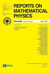 Reports on Mathematical Physics Volume 94/1,