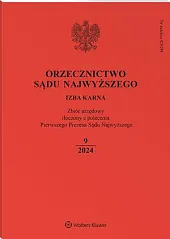 Orzecznictwo Sądu Najwyższego. Izba Karna  Orzecznictwo Sądu Najwyższego. Izba Karna