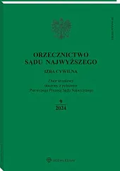 Orzecznictwo Sądu Najwyższego. Izba Cywilna 