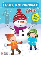 Zima Lubię kolorowaćMonika Majewska