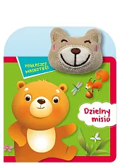 Pogłaszcz maskotkę! Dzielny misioBasia Szymanek