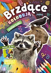 Brzdące kolorują Zwierzaki (naklejki świecące w,