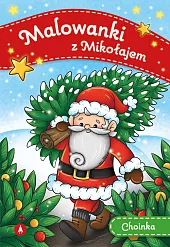 Malowanki z Mikołajem Choinka