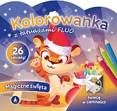 Kolorowanka z tatuażami FLUO Magiczne święta