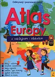 Atlas Europy z naklejkami i plakatem