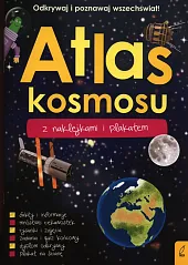 Atlas kosmosu z naklejkami i plakatem