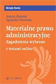 Materialne prawo administracyjne. Zagadnienia wybrane + testy online Materialne prawo administracyjne. Zagadnienia wybrane + testy online
