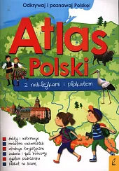 Atlas Polski z naklejkami i plakatem