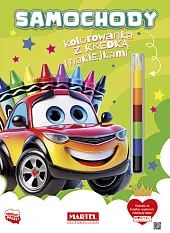 Kolorowanka Samochody z kredką i naklejkamiKatarzyna Salamon