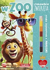 Ciekawskie zwierzęta. W zoo z kredką,Katarzyna Salamon Ciekawskie zwierzęta. W zoo z kredką,Katarzyna Salamon