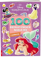 Disney Księżniczka. 100 brokatowych naklejekzbiorowe opracowanie