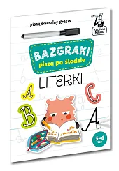 Bazgraki piszą po śladzie Literki Kapitan,