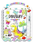 Kolorowanie wodą. Dinozaury