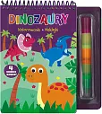 Dinozaury Kolorowanki naklejki
