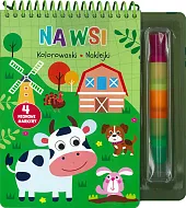 Na wsi Kolorowanki naklejki