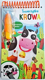 Towarzyska krowa Kolorowanka wodna