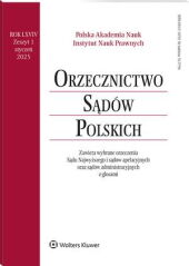 Orzecznictwo Sądów Polskich