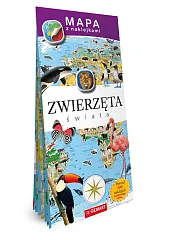 Mapy z naklejkami. Zwierzęta świataBogusława Karlicka