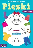 Kolorowanka-ubieranka Pieski