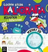 Ładnie piszę Kaligrafia Książka z rowkami Wzory 3D
