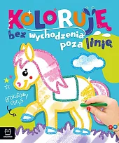 Koloruję bez wychodzenia poza linię. Brokatowy,Anna Podgórska