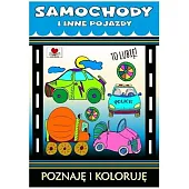 Samochody i inne pojazdy. Poznaję i koloruję