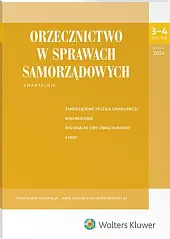 Orzecznictwo w Sprawach Samorządowych  Orzecznictwo w Sprawach Samorządowych