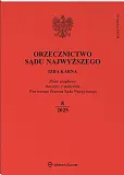 Orzecznictwo Sądu Najwyższego. Izba Karna