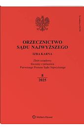 Orzecznictwo Sądu Najwyższego. Izba Karna