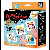 Mały miś to lubi! Przeciwieństwa. Puzzle,Anna Podgórska