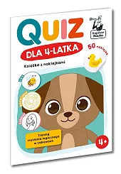 Quiz dla 4-latka Książka z naklejkami Kapitan Nauka Quiz dla 4-latka Książka z naklejkami Kapitan Nauka