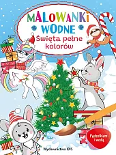 Pędzelkiem i wodą. Malowanki wodne. Święta,