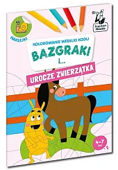 Kolorowanie według kodu Bazgraki i urocze zwierzątka Kapitan Nauka Kolorowanie według kodu Bazgraki i urocze zwierzątka Kapitan Nauka