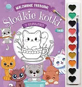 Malowanie farbkami Słodkie kotki