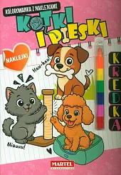 Kolorowanka z kredką modułową i naklejkami.,