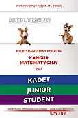 Matematyka z wesołym kangurem - Suplement 2025 (Kadet/Junior/Student) Matematyka z wesołym kangurem - Suplement 2025 (Kadet/Junior/Student)