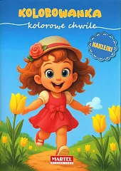 Kolorowanka z naklejkami Kolorowe chwile