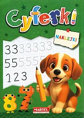 Kolorowanka z naklejkami Cyferki