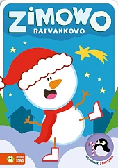 Zimowo bałwankowo Kolorowanki z naklejkami