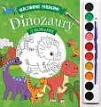 Malowanie farbkami Dinozaury