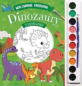 Malowanie farbkami Dinozaury