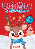 Koloruj z Rudolfem z naklejkami