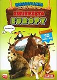 Kolorowanka edukacyjna Zwierzęta Europy z naklejkami