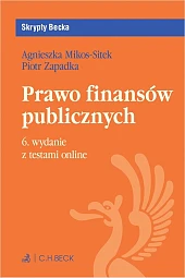 Prawo finansów publicznychMikos-Sitek dr Agnieszka Prawo finansów publicznychMikos-Sitek dr Agnieszka