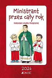 Ministrant przez cały rok 2026 Kalendarz,Hubert Wołącewicz Ministrant przez cały rok 2026 Kalendarz,Hubert Wołącewicz