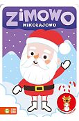 Zimowo mikołajowo Kolorowanki z naklejkami