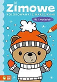 Zimowe kolorowanki z naklejkami Miś i przyjaciele